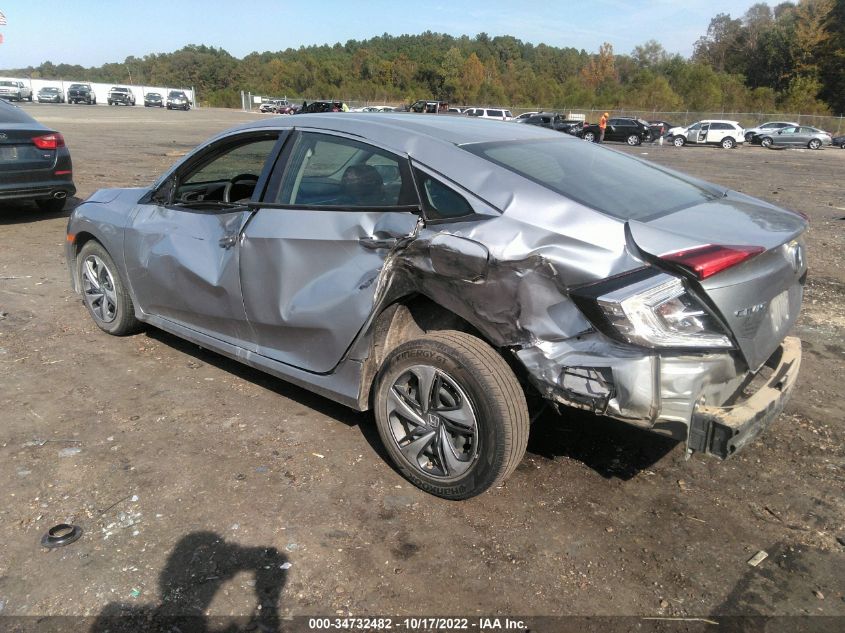 2021 HONDA CIVIC SEDAN LX VIN: 2HGFC2F68MH515131