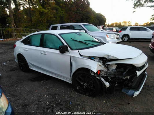 2022 HONDA CIVIC SEDAN SPORT VIN: 2HGFE2F52NH554042
