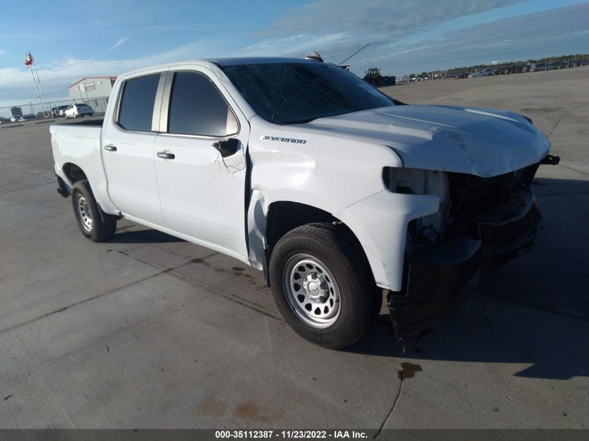 2021 CHEVROLET SILVERADO 1500 WORK TRUCK VIN: 3GCPWAEF1MG343837
