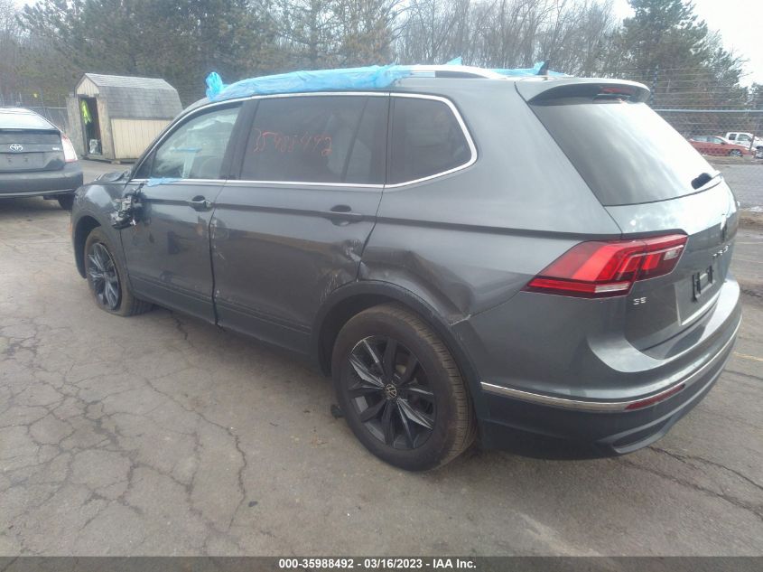 2022 VOLKSWAGEN TIGUAN SE VIN: 3VV2B7AX8NM011745