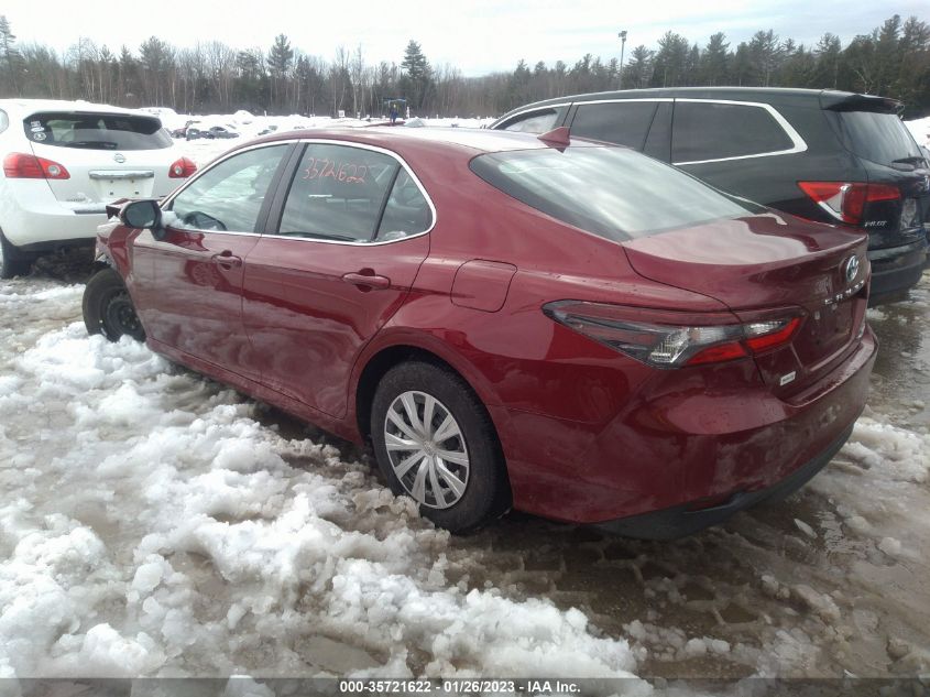 2022 TOYOTA CAMRY HYBRID LE VIN: 4T1C31AK6NU576567
