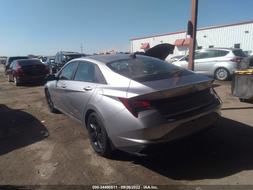 2022 HYUNDAI ELANTRA SEL VIN: 5NPLS4AG1NH077965