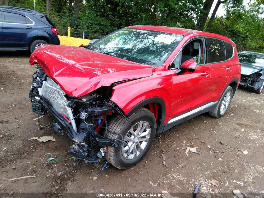 2020 HYUNDAI SANTA FE SEL VIN: 5NMS3CAD8LH233647