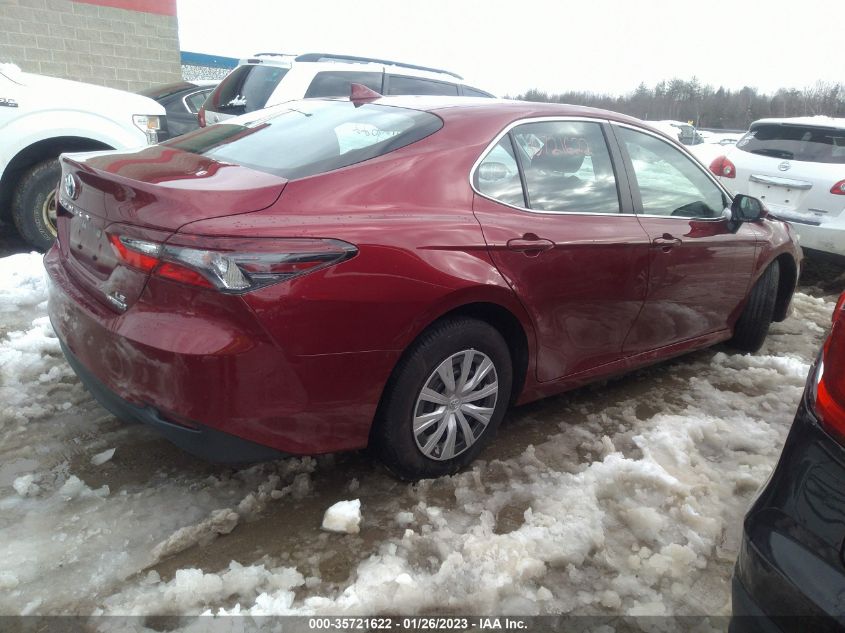 2022 TOYOTA CAMRY HYBRID LE VIN: 4T1C31AK6NU576567