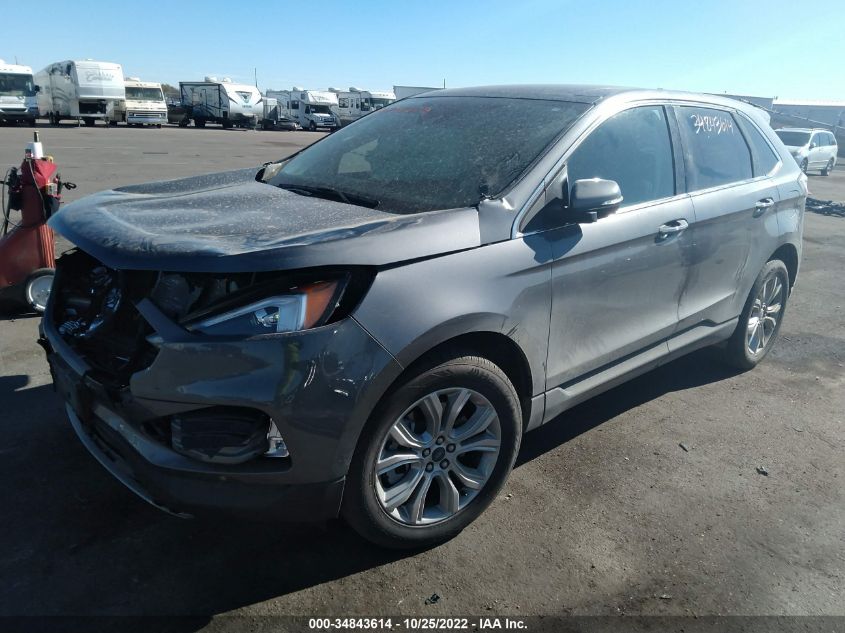 2022 FORD EDGE TITANIUM VIN: 2FMPK4K98NBA59052