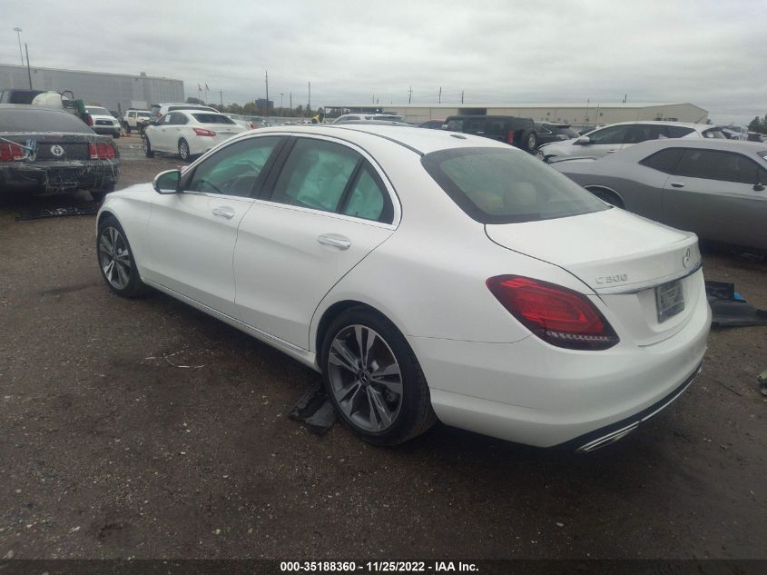 2021 MERCEDES-BENZ C-CLASS C 300 VIN: W1KWF8DB7MR611749