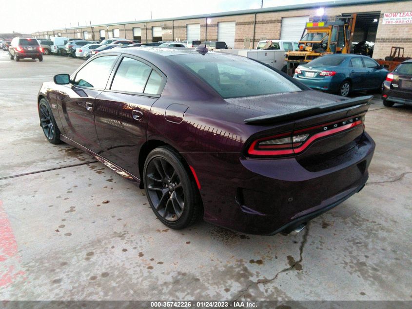 2021 DODGE CHARGER SCAT PACK VIN: 2C3CDXGJ6MH658940