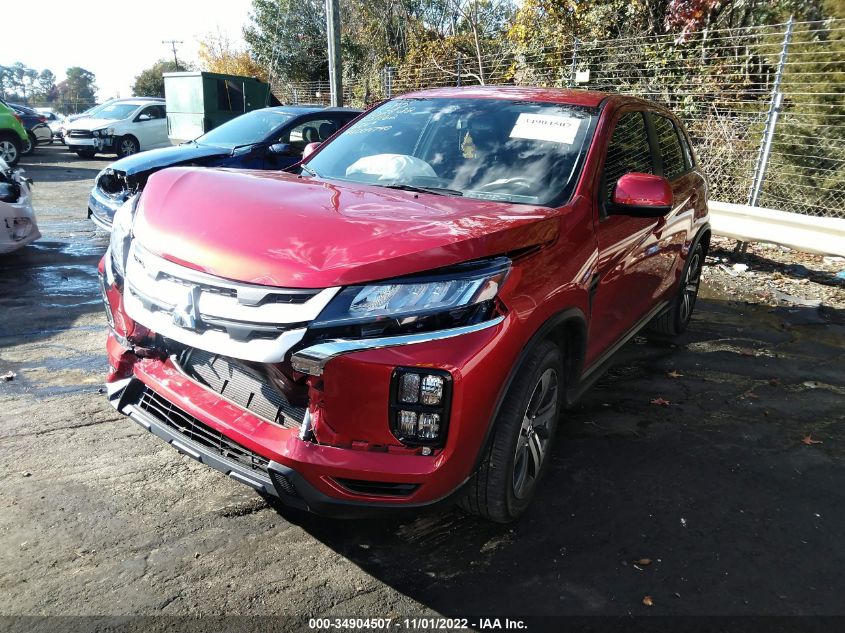 2022 MITSUBISHI OUTLANDER SPORT ES/LE/S/BE VIN: JA4APUAU2NU009740