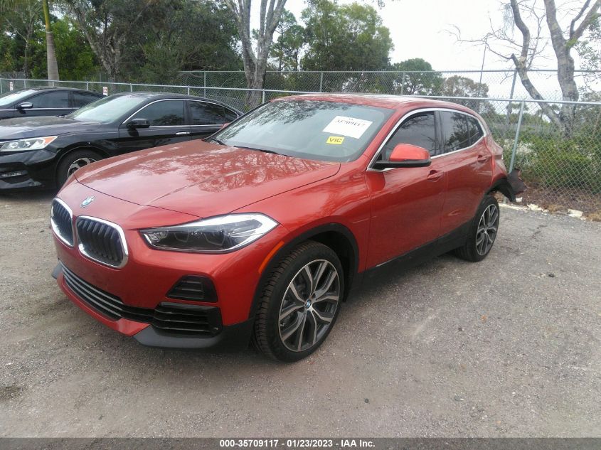 2022 BMW X2 SDRIVE28I VIN: WBXYH9C05N5T69266