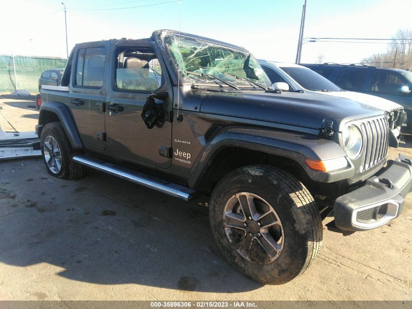 2022 JEEP WRANGLER UNLIMITED SAHARA VIN: 1C4HJXEG5NW128558