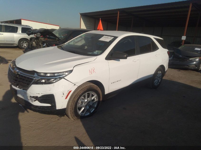 2022 CHEVROLET EQUINOX LS VIN: 3GNAXHEV0NS105020