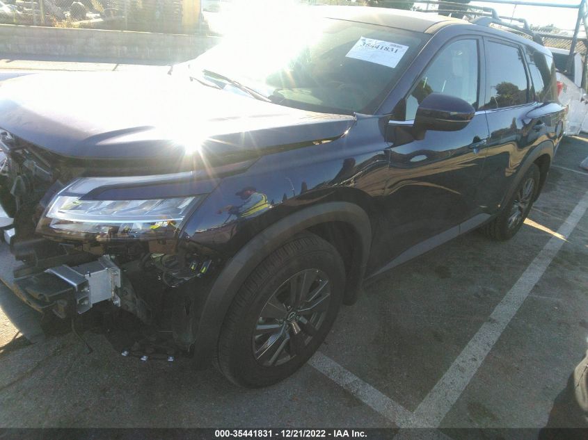 2022 NISSAN PATHFINDER SV VIN: 5N1DR3BB1NC239789