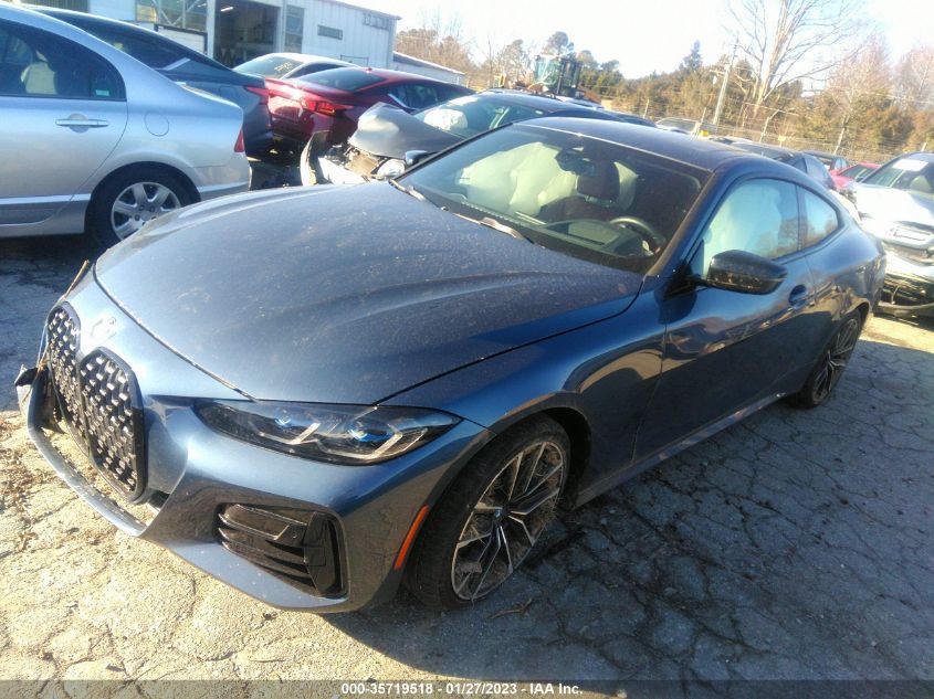 2022 BMW 4 SERIES M440I XDRIVE VIN: WBA13AR05NCJ51987