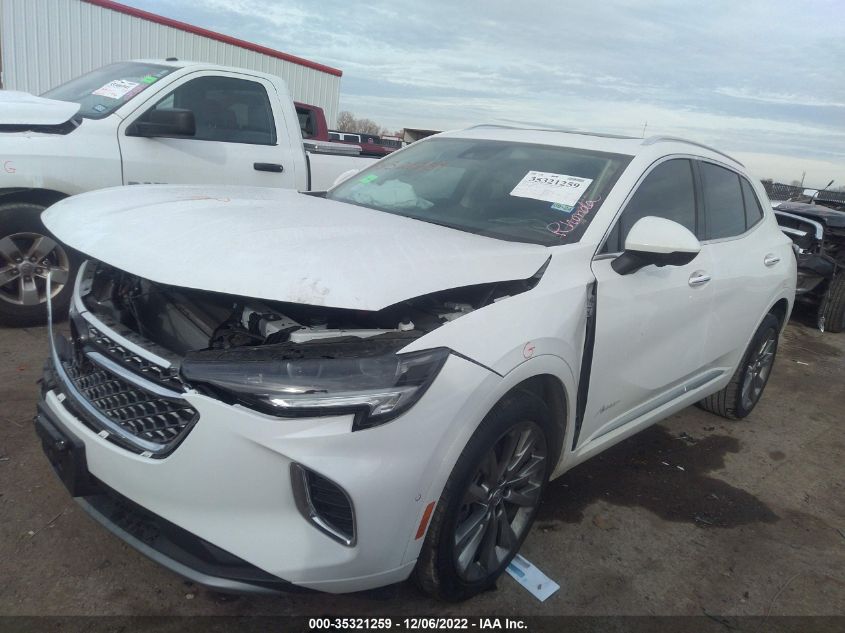 2022 BUICK ENVISION AVENIR VIN: LRBFZRR40ND121085