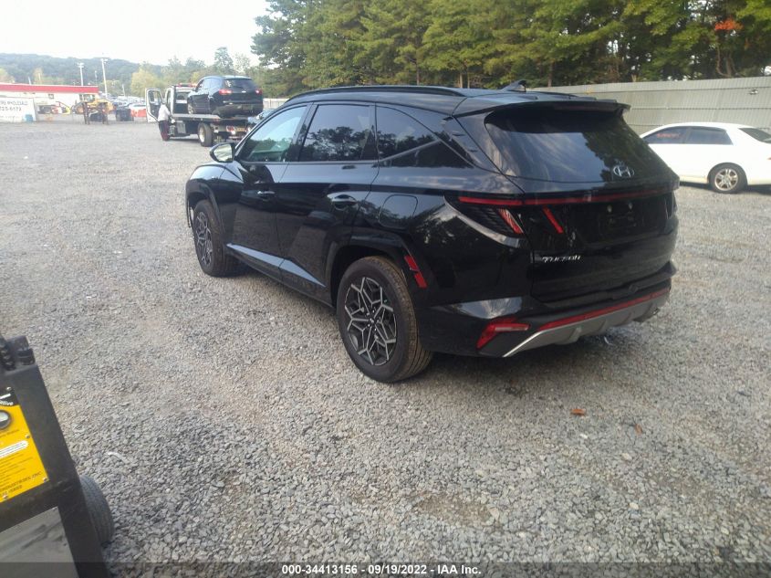 2022 HYUNDAI TUCSON N LINE VIN: KM8JFCAE6NU125398
