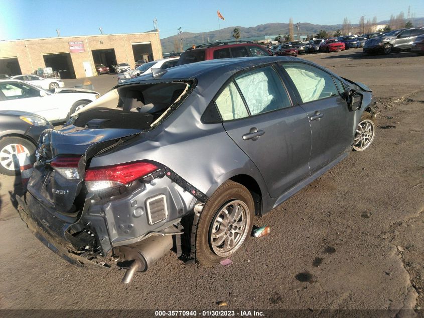 2022 TOYOTA COROLLA HYBRID LE VIN: JTDEAMDE5NJ035683