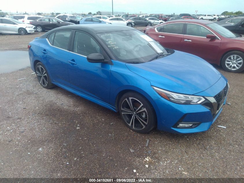 2021 NISSAN SENTRA SR VIN: 3N1AB8DV4MY327759
