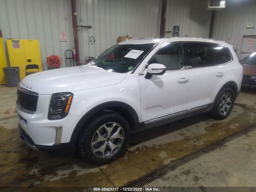 2022 KIA TELLURIDE EX VIN: 5XYP3DHC2NG274071