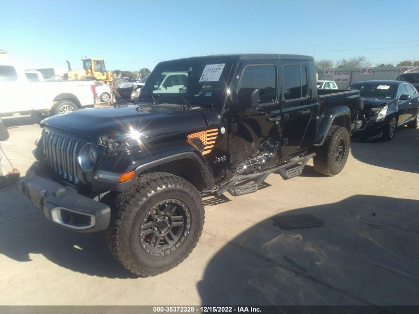 2020 JEEP GLADIATOR OVERLAND VIN: 1C6HJTFG5LL146555