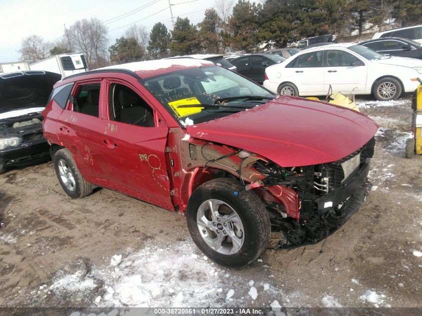 2022 HYUNDAI TUCSON SEL VIN: 5NMJBCAE8NH117665