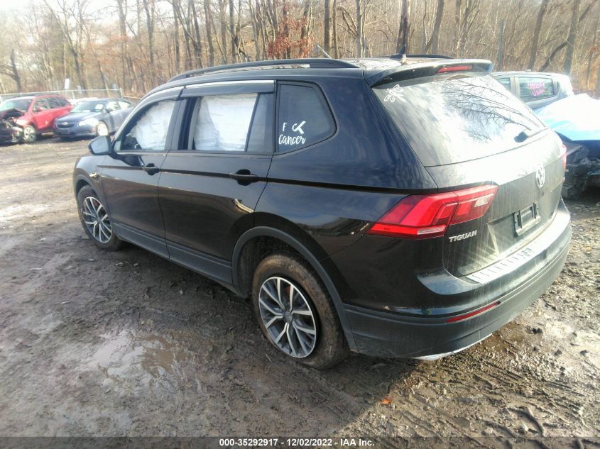 2021 VOLKSWAGEN TIGUAN S VIN: 3VV0B7AX7MM062255