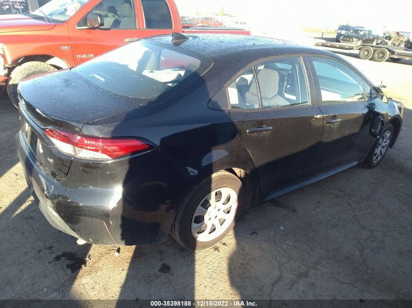 2022 TOYOTA COROLLA LE VIN: 5YFEPMAE1NP384449