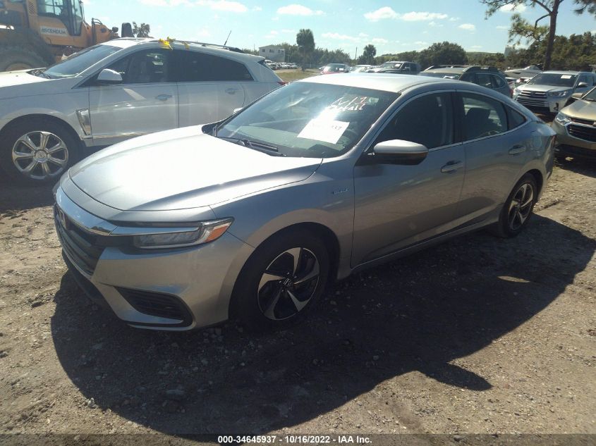 2022 HONDA INSIGHT EX VIN: 19XZE4F54NE005994