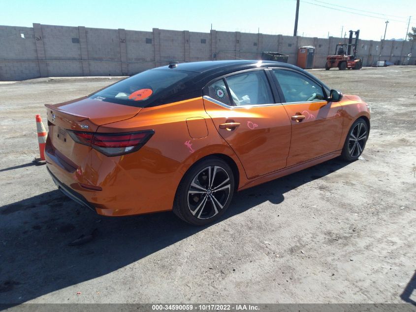 2021 NISSAN SENTRA SR VIN: 3N1AB8DV1MY299550
