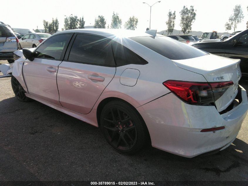 2022 HONDA CIVIC SEDAN SPORT VIN: 2HGFE2F53NH527979