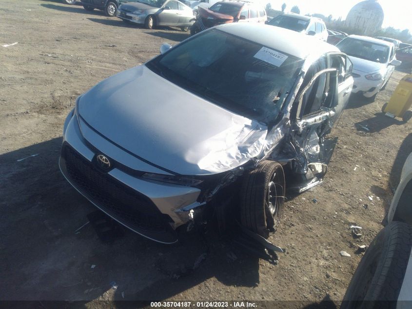 2022 TOYOTA COROLLA LE VIN: JTDEPMAE5N3031317