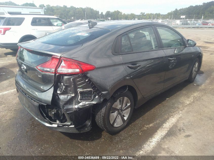 2020 HYUNDAI IONIQ HYBRID BLUE VIN: KMHC65LC2LU228587