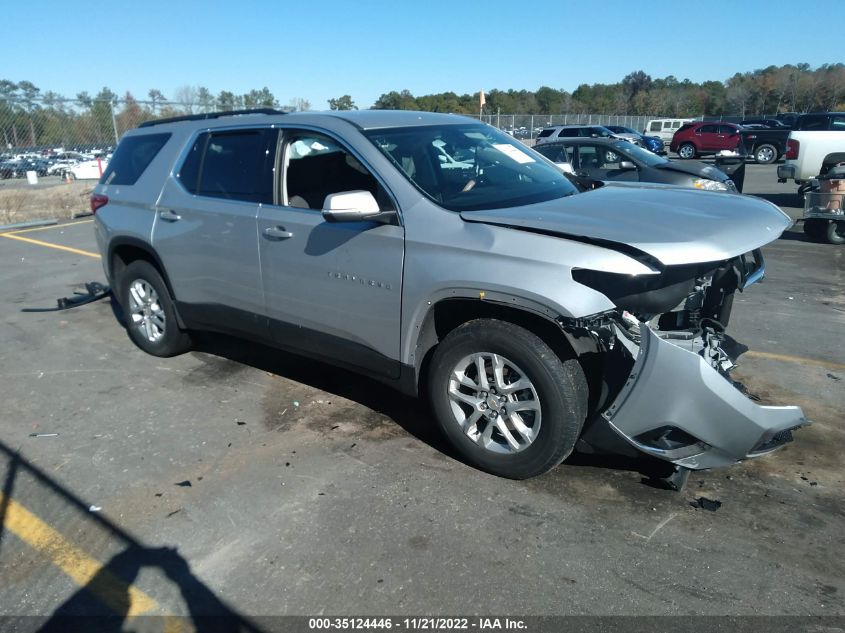 2021 CHEVROLET TRAVERSE LT CLOTH VIN: 1GNERGKW8MJ134137