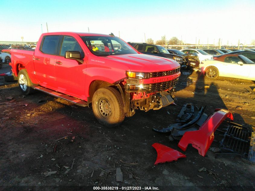 2021 CHEVROLET SILVERADO 1500 CUSTOM VIN: 1GCPYBEKXMZ258959