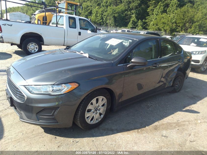 2020 FORD FUSION S VIN: 3FA6P0G73LR144080