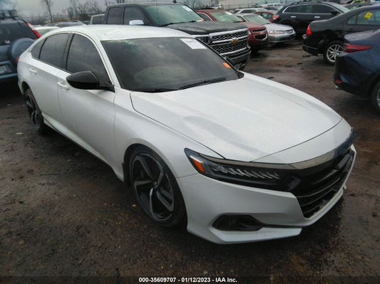 2021 HONDA ACCORD SEDAN SPORT VIN: 1HGCV1F38MA107112