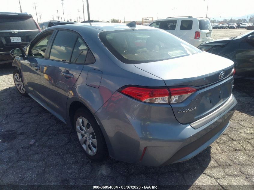 2022 TOYOTA COROLLA LE VIN: JTDEPMAE4NJ198330