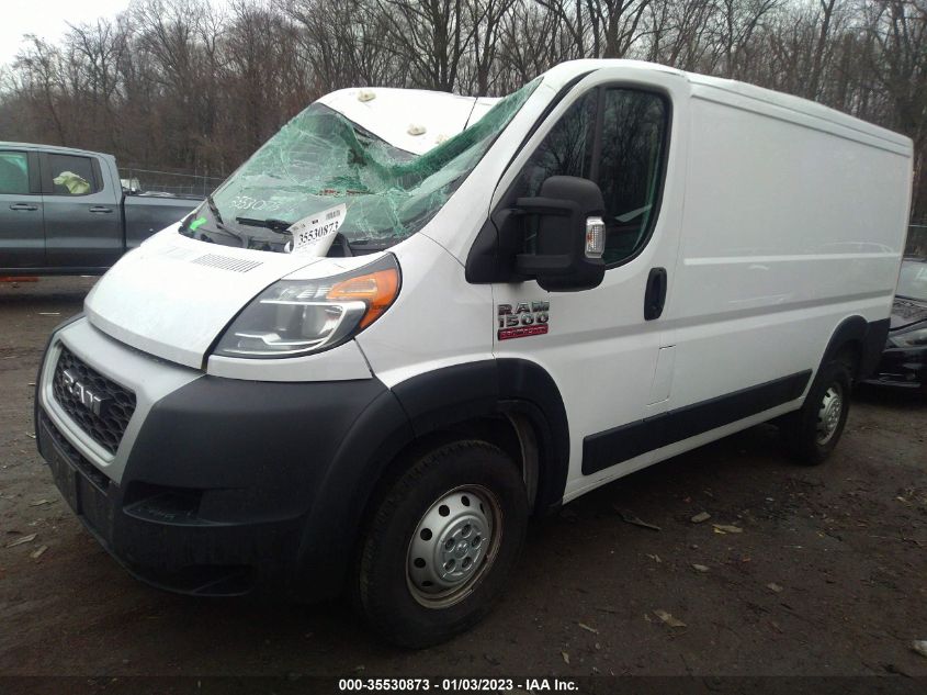 2020 RAM PROMASTER CARGO VAN VIN: 3C6TRVAG8LE106033