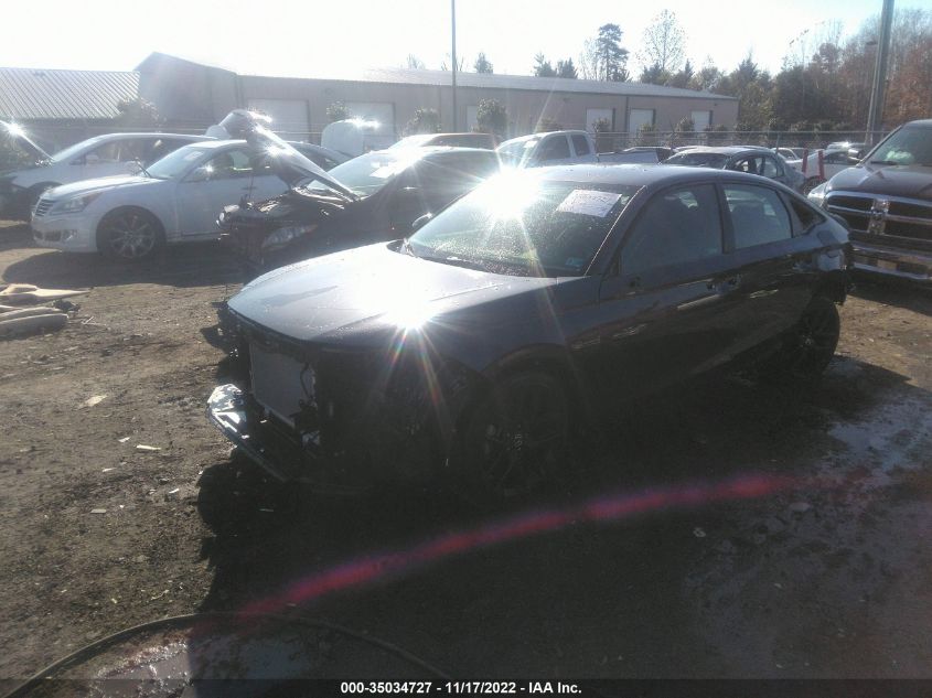 2022 HONDA CIVIC SEDAN SPORT VIN: 2HGFE2F56NH598576