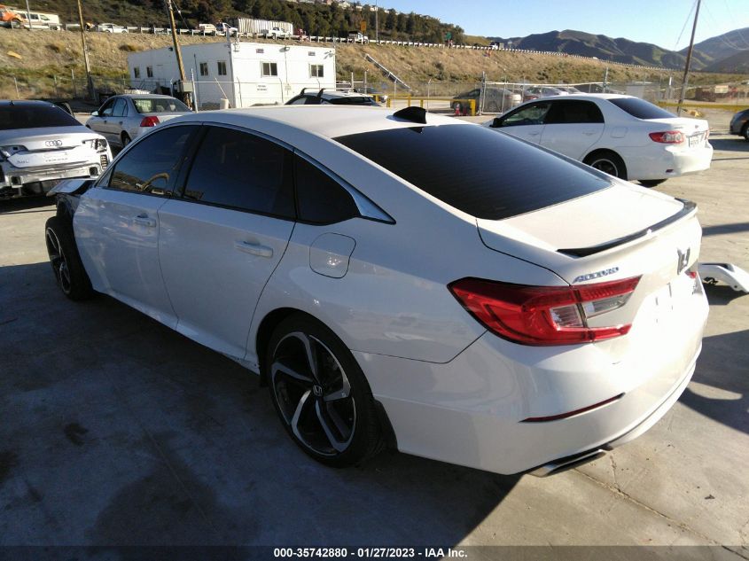 2022 HONDA ACCORD SEDAN SPORT SE VIN: 1HGCV1F45NA041516