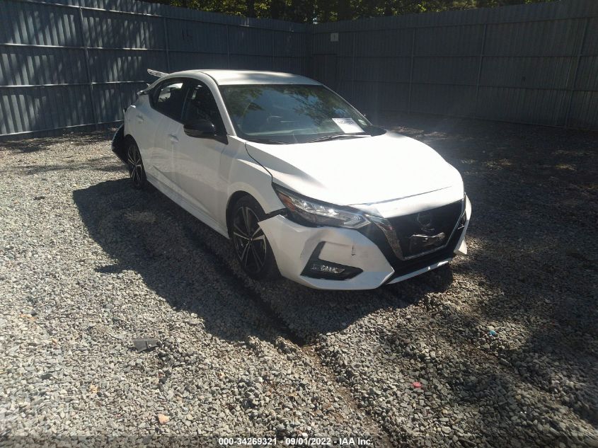 2021 NISSAN SENTRA SR VIN: 3N1AB8DV9MY232582