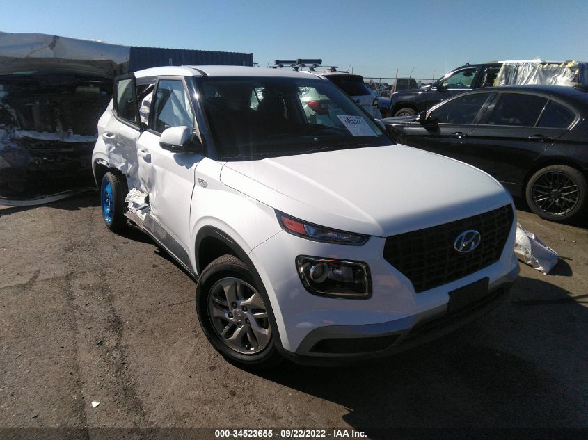 2022 HYUNDAI VENUE SE VIN: KMHRB8A36NU197308