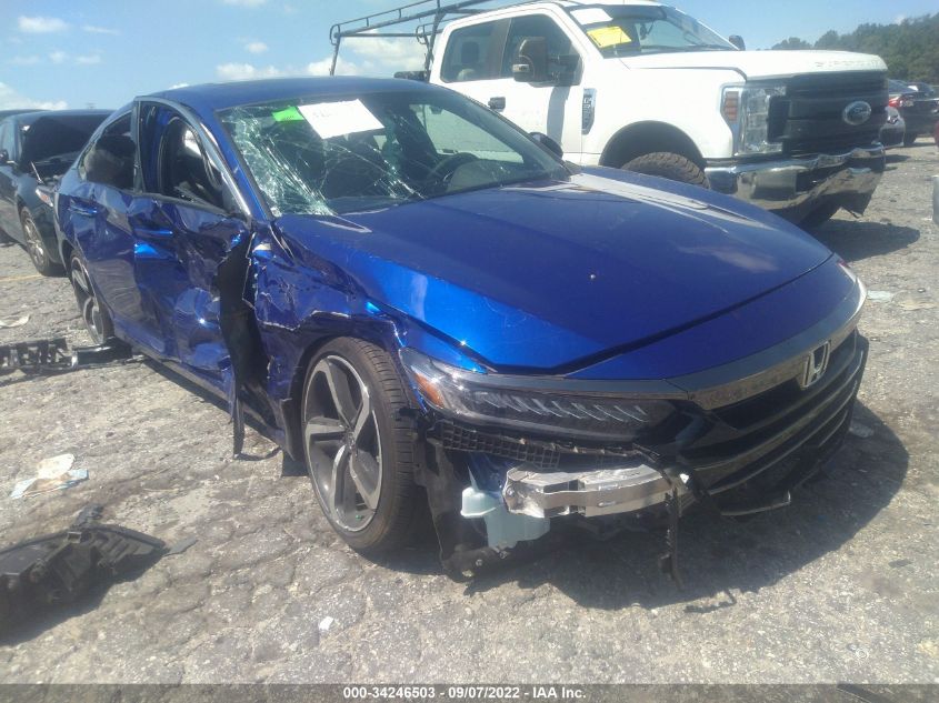 2021 HONDA ACCORD SEDAN SPORT VIN: 1HGCV2F39MA033592