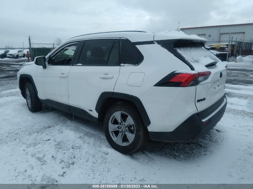 2022 TOYOTA RAV4 HYBRID XLE VIN: JTMRWRFVXND568480
