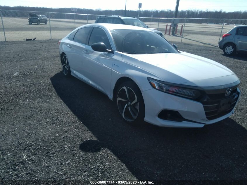 2022 HONDA ACCORD HYBRID SPORT VIN: 1HGCV3F2XNA012362