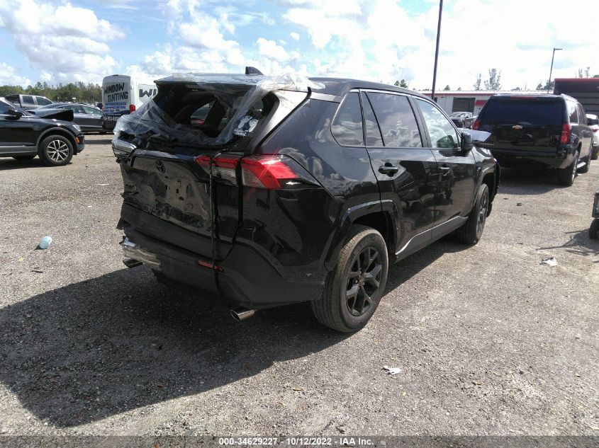 2022 TOYOTA RAV4 LE VIN: 2T3H1RFV3NW221313