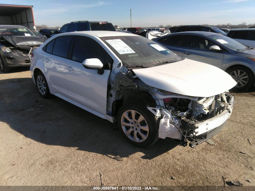 2022 TOYOTA COROLLA LE VIN: 5YFEPMAE4NP286838