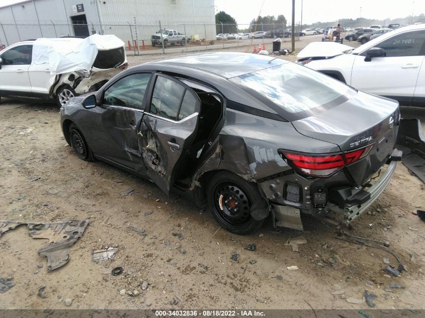 2021 NISSAN SENTRA S VIN: 3N1AB8BV5MY271737
