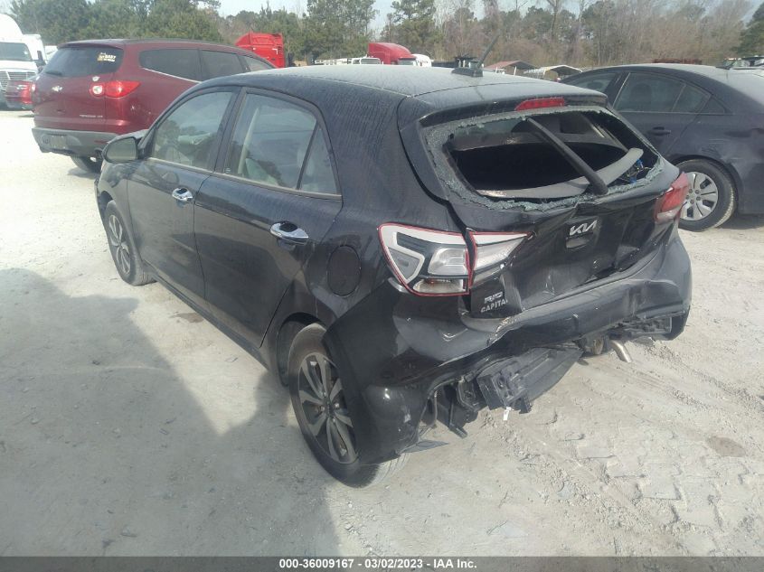 2022 KIA RIO 5-DOOR S VIN: 3KPA25ADXNE443722