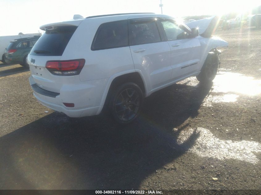 2021 JEEP GRAND CHEROKEE 80TH ANNIVERSARY VIN: 1C4RJFBG1MC838706