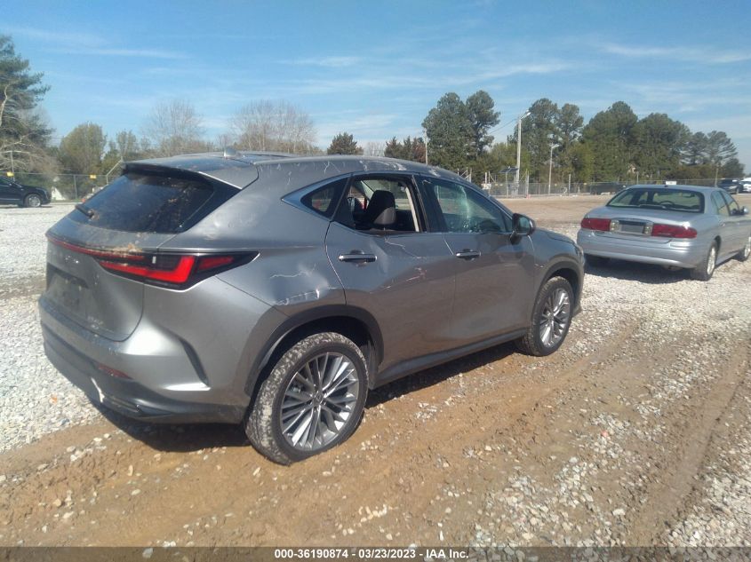 2022 LEXUS NX NX 350 PREMIUM VIN: 2T2GGCEZXNC006240